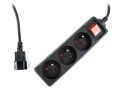 Listwa zasilająca UPS Gembird EG-PSU3F-01 (0.6m) - 752448
