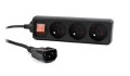 Listwa zasilająca UPS Gembird EG-PSU3F-01 (0.6m) - 752447