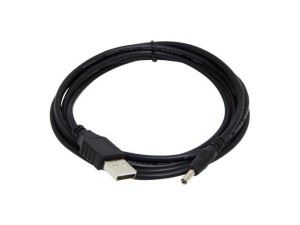 Kabel adapter Gembird CC-USB-AMP35-6 USB AM - wtyk zasilania 3,5 mm 1,8m czarny