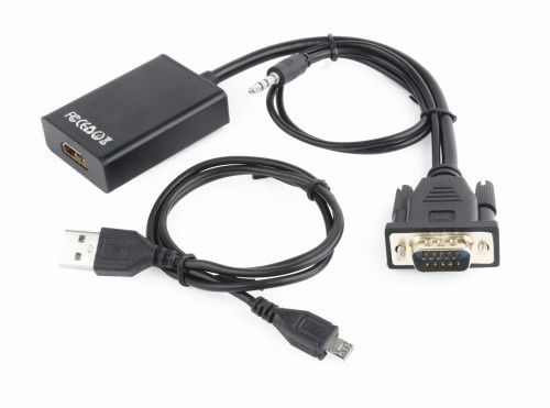 Adapter HDMI - VGA + Audio Gembird - 1037877