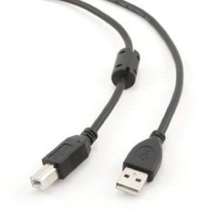 Kabel USB 2.0 AM/BM 4.5m czarny Gembird