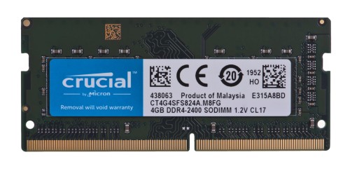 Pamięć RAM Crucial 4GB DDR4 2400MHz - 1315111