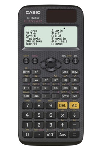 CASIO KALKULATOR NAUKOWY FX-85CEX, 379 FUNKCJI, 77X166MM, CZARNY - 1868622