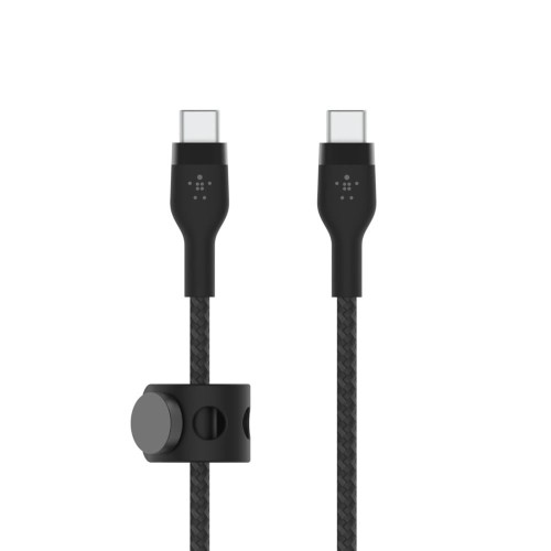 Kabel USB-C BELKIN CAB011BT2MBK USB-C - USB-C, 2.0, oplot, czarny, 2m - 1869119