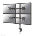 Uchwyt biurkowy do ekranów Neomounts FPMA-D550D4BLACK 8 kg czarny max VESA 100x100 - 1362355