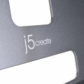 Podstawka ergonomiczna do notebooka ze stacją dokującą j5create Multi-Angle Dual HDMI Docking Stand USB-C 2xHDMI/2xUSB 3.1/1xUSB-C/1xRJ45 Gigabit; kolor srebrny JTS427-N - 1872017
