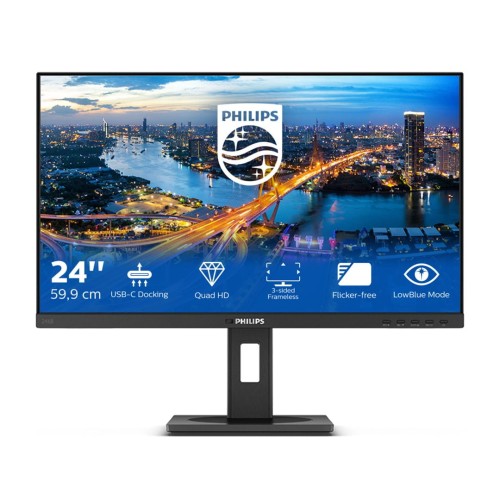 Monitor Philips 23,8" 246B1/00 2xHDMI DP 4xUSB 3.1 USB-C - 1784934