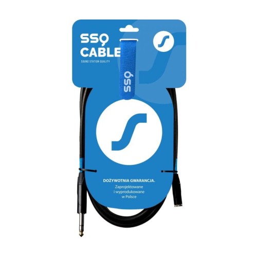 SSQ JSG3 - Jack stereo 6,3 / Gniazdo jack stereo 3,5 - 1873535
