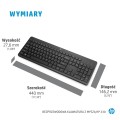 Zestaw klawiatura + mysz HP 230 Wireless Mouse and Keyboard Combo bezprzewodowe czarne 18H24AA - 1867401