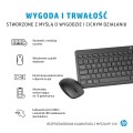 Zestaw klawiatura + mysz HP 230 Wireless Mouse and Keyboard Combo bezprzewodowe czarne 18H24AA - 1867403