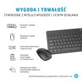 Zestaw klawiatura + mysz HP 230 Wireless Mouse and Keyboard Combo bezprzewodowe czarne 18H24AA - 1870444