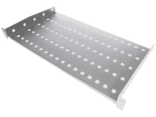 ALANTEC-Półka stała 19\" 1U głęb. 350mm, kolor szar - 1874652
