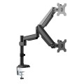 Uchwyt biurkowy do monitora matowy czarny Ergo Office, ze sprężyną, 17"-32", 9 kg, ER-407B - 1131403