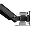 Uchwyt biurkowy do monitora matowy czarny Ergo Office, ze sprężyną, 17"-32", 9 kg, ER-407B - 1131401