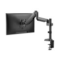 Uchwyt biurkowy do monitora matowy czarny Ergo Office, ze sprężyną, 17"-32", 9 kg, ER-407B - 1131402