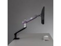 Uchwyt do monitora Ergo Office ER-436, Premium ze sprężyną gazową, podwójne ramię 17"-32" 9 kg - 1336518