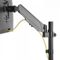 Uchwyt do monitora Maclean MC-775 17-32" 8kg czarny ze sprężyną gazową podwójne ramię - 1336592