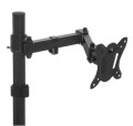 Uchwyt biurkowy do monitora Maclean MC-690N 13-27" 8kg czarny VESA 75x75 oraz 100x100 - 804107