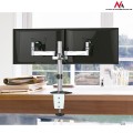 Uchwyt biurkowy do dwóch monitorów Maclean MC-714 13-27" 8kgx2 aluminiowy - 1131575