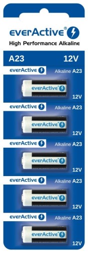 Baterie alkaliczne everActive 23A 12V - 5 sztuk - 1013709