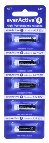 Baterie alkaliczne everActive 27A 12V - 5 sztuk - 1531554