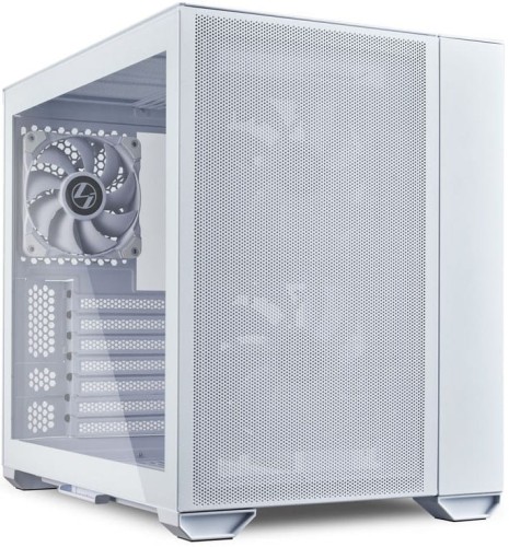 Obudowa Lian Li O11 AIR MINI WHITE E-ATX Midi Tower bez zasilacza z oknem biała - 1807586