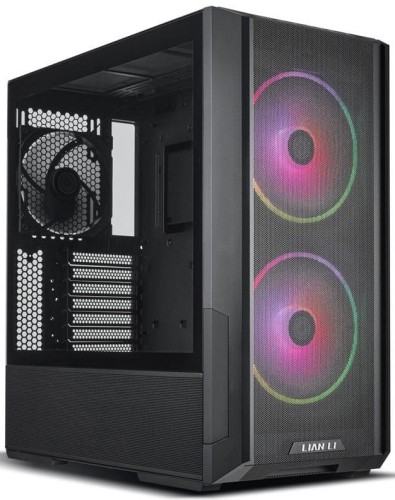 Obudowa Lian Li LANCOOL216RX E-ATX Midi Tower RGB bez zasilacza z oknem czarna - 1807562