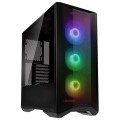 Obudowa Lian Li LANCOOL II MESH C RGB BLACK E-ATX Midi Tower bez zasilacza z oknem czarna - 1807489