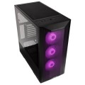 Obudowa Lian Li LANCOOL II MESH C RGB BLACK E-ATX Midi Tower bez zasilacza z oknem czarna - 1807490