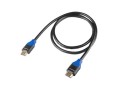 Kabel HDMI Lanberg M/M v2.0 4K pełna miedź 1m czarny Box - 1877327