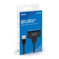 Kabel adapter SAVIO AK-68 USB-A 3.1 Gen 1 (M) - SATA (F) do dysków 2.5" - 1849693