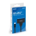 Kabel adapter SAVIO AK-69 USB-C 3.1 Gen 1 (M) - SATA (F) do dysków 2.5" - 1849674