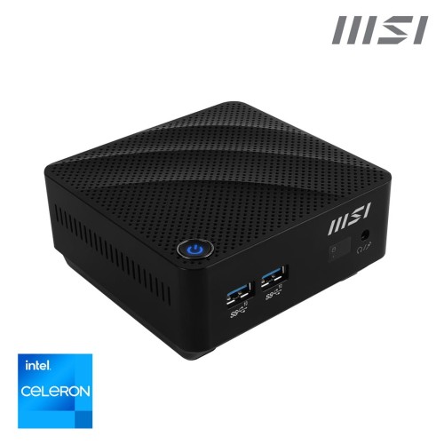 Komputer PC MSI Cubi N JSL-043EU N4500/4GB/SSD128GB/UHD/802.11 AX/BT 5.2/W11P Black - 1790020