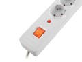 Listwa przeciwprzepięciowa Acar X8 Schuko 1,5m szara - 1878490