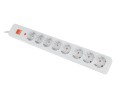 Listwa przeciwprzepięciowa Acar X8 Schuko 3,0m szara - 1878494