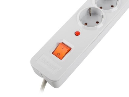 Listwa przeciwprzepięciowa Acar X8 Schuko 5,0m szara - 1878503