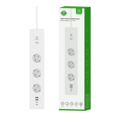 Listwa Smart Woox Wi-Fi 3Gniazda+4USB - 1669272