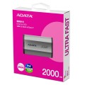 Dysk zewnętrzny SSD ADATA SD810 2TB USB-C 3.2 (2000/2000 MB/s) Srebrny - 1817054