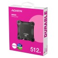 Dysk zewnętrzny SSD ADATA SD620 512GB USB 3.1 (520/460 MB/s) Czarny - 1817060