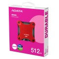 Dysk zewnętrzny SSD ADATA SD620 512GB USB 3.1 (520/460 MB/s) Czerwony - 1816982