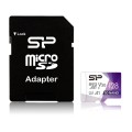 Karta pamięci Silicon Power microSDXC Superior Pro 128GB V30 UHS-1 U3 A1 + ADAPTER microSD-SD - 1064394