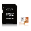 Karta pamięci Silicon Power microSDXC Superior Pro 256GB V30 UHS-1 U3 A1 + ADAPTER microSD-SD - 927726