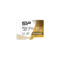 Karta pamięci Silicon Power microSDXC Superior Pro 512GB V30 UHS-1 U3 A1 + ADAPTER microSD-SD - 1157820
