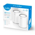 System Mesh Cudy M1800 Wi-Fi 6 AX1800 1xLAN 1xWAN 2-pack - 1741871