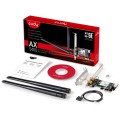 Karta sieciowa Cudy WE3000 WiFi 6E AX5400 BT 5.2 PCI-E - 1742340
