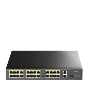 Switch niezarządzalny Cudy FS1026PS1 24x10/100Mbps with 2 GbE and 1 SFP Port, PoE+ 300W