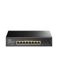 Switch niezarządzalny Cudy GS1008PS2 8x10/100/1000Mbps PoE+ 120W, 2xSFP - 1742014