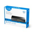 Switch niezarządzalny Cudy FS1006P 6x10/100Mbps PoE+ 65W - 1741991