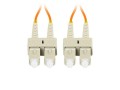 Patchcord światłowodowy Lanberg MM SC/UPC-SC/UPC DUPLEX 3.0mm OM2 50/125 LSZH 5m pomarańczowy - 1879885