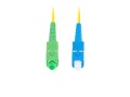 Patchcord światłowodowy Lanberg SM SC/APC-SC/UPC SIMPLEX 3.0mm SZH G657A1 1m żółty - 1443977